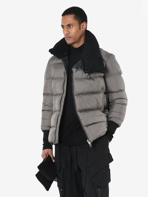La Haine Inside Us Jacke Zimowa Herren grau - Image 4