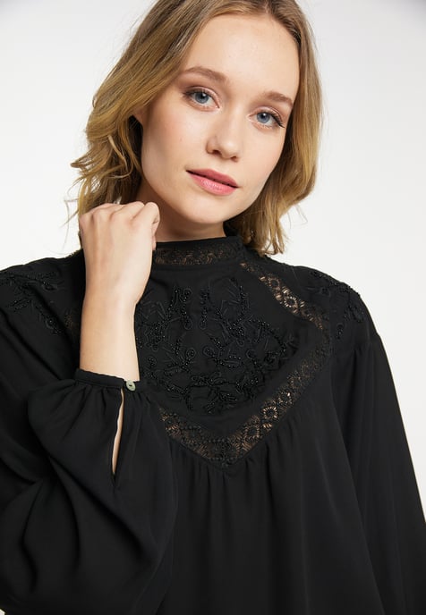 Dreimaster Tunika Damen schwarz - Image 5