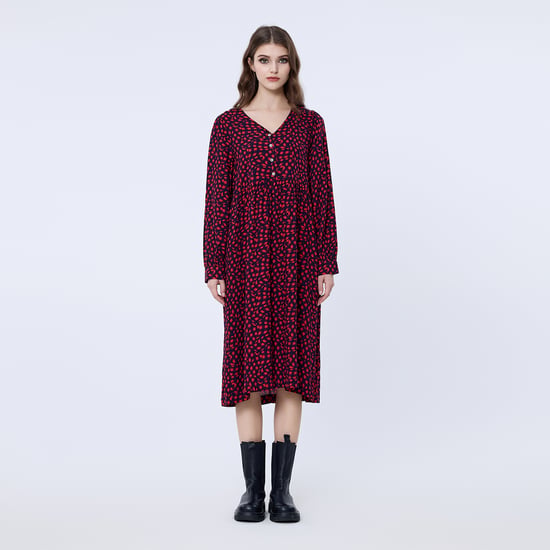 Lockeres Hemd-Kleid im Retro-Stil - Image 1
