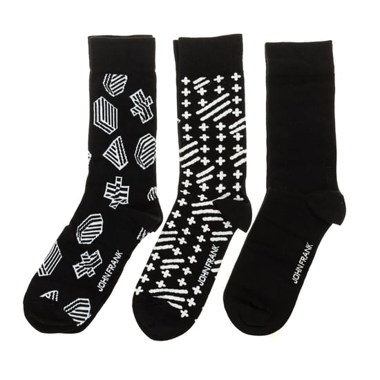 Pack-3 High-top socks with anti-pressure cuff JF3LSMC03-STANDART men
