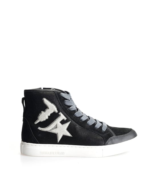 Trussardi Jeans Sneaker Woman's Schwarz - Image 1