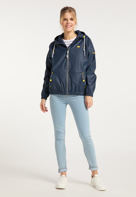 Schmuddelwedda Regenjacke Damen Marine - Image 2