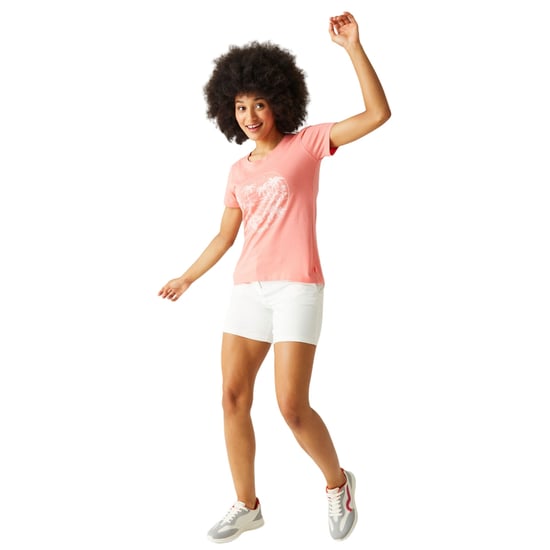 Regatta Womens/Ladies Filandra VIII Tropical Island T-Shirt (Shell Pink)