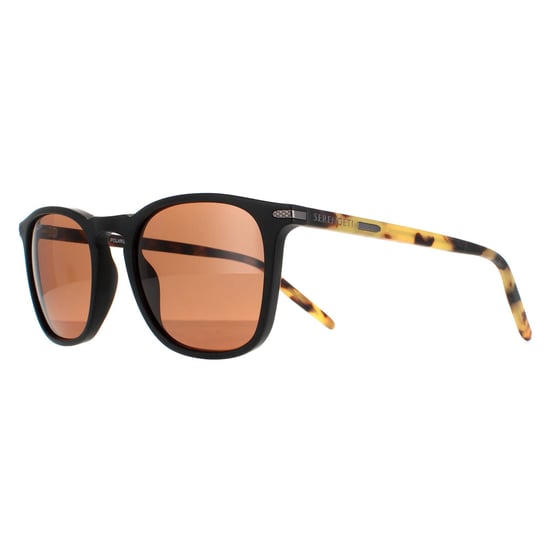 Serengeti Round Unisex Matte Black with Matte Mossy Oak Mineral Polarized Drivers Delio