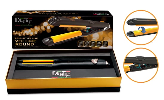 Professionelles Glätteisen Gold Styler Volume Round - für glattes und lockiges Haar - Image 1
