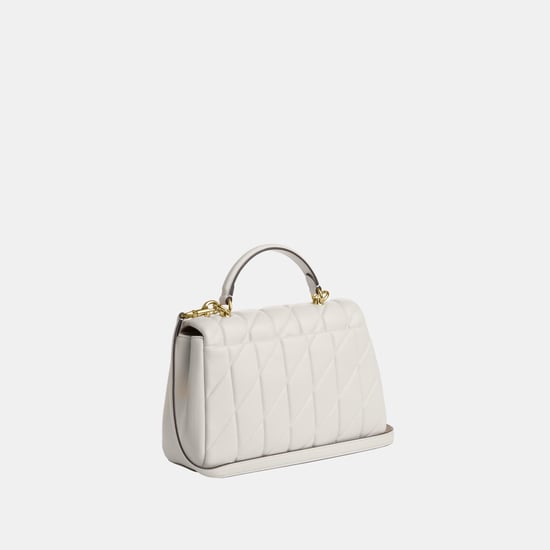 Eliza Top Handle in Quilted Leather