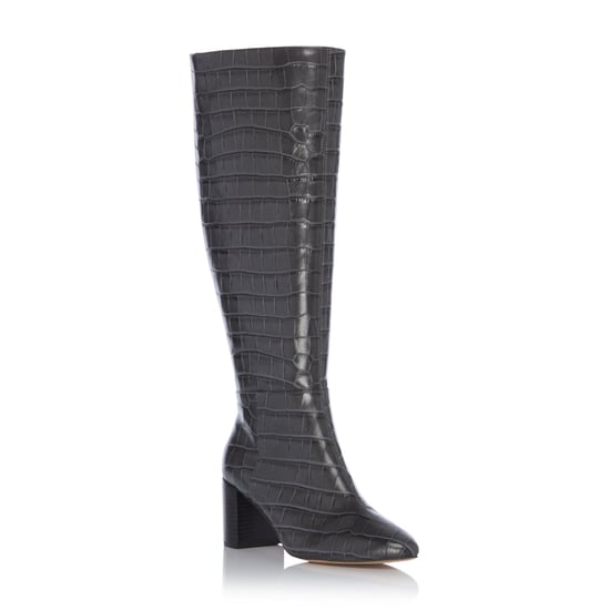 Dune Ladies SAFFIA Knee High Block Heel Boots
