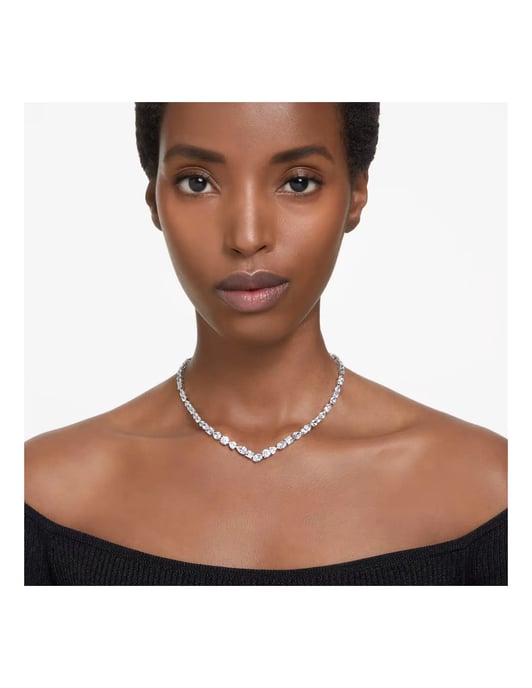 Swarovski 'Mesmera' Damen-Halskette aus Metall - Silber 5665242 - Image 5