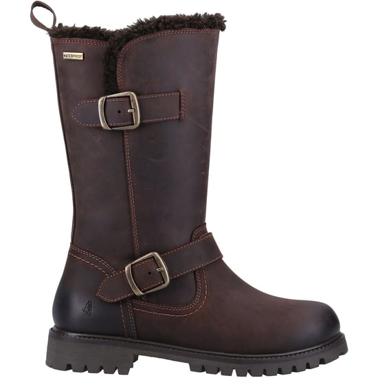 Hush Puppies Winnie Leder Damen Braun Stiefel - Image 5