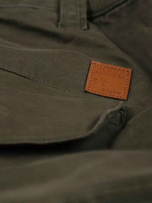 Herren Alpha Industries Airman Cargo-Hose in Grün - Image 5