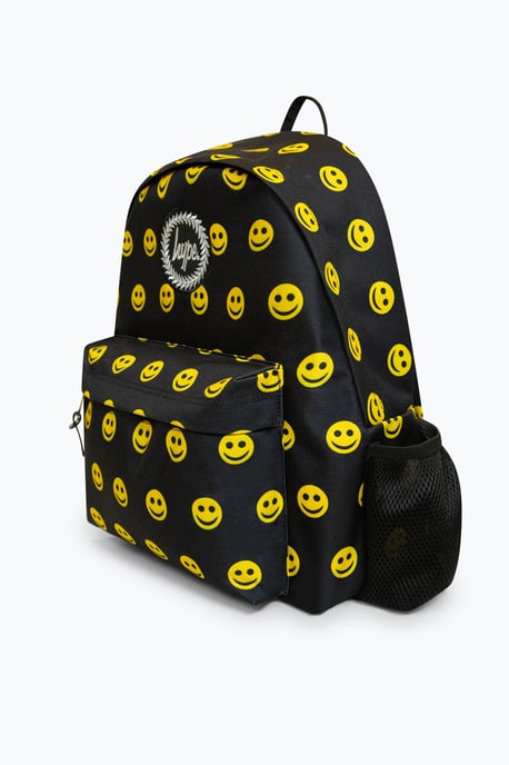 Hype Unisex Ikonischer Lächeln Schwarzer Rucksack für die Schule - Image 2