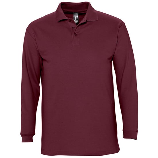 SOLS Winter II - Polo à manches longues - Homme (Bordeaux) - Image 1