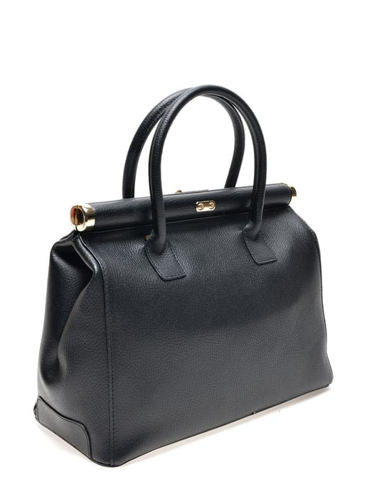 Renata Corsi SS22 RC 1754 Noir Cuir de vachette Sac - Image 2