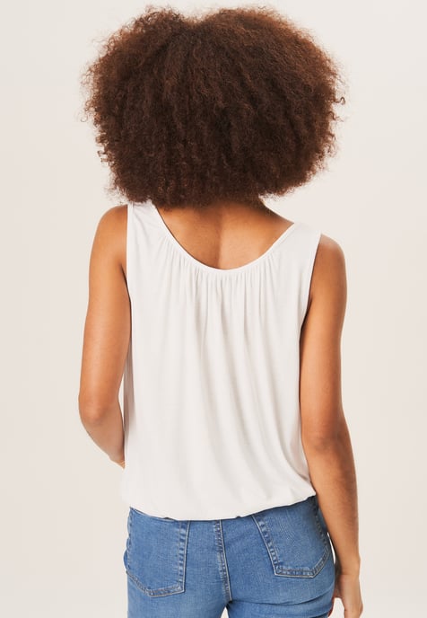 Rouse Neck Oversized Ärmelloses Top - Image 3