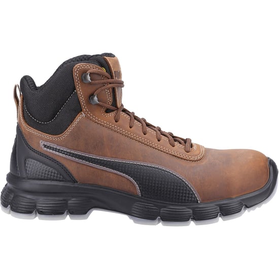 Puma Sicherheit Condor Mid Nubuck Braun Sicherheitsstiefel - Image 4