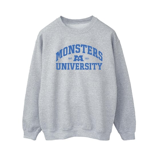 Disney Womens/Ladies Monsters University Logo Sweatshirt (Sports Grey)