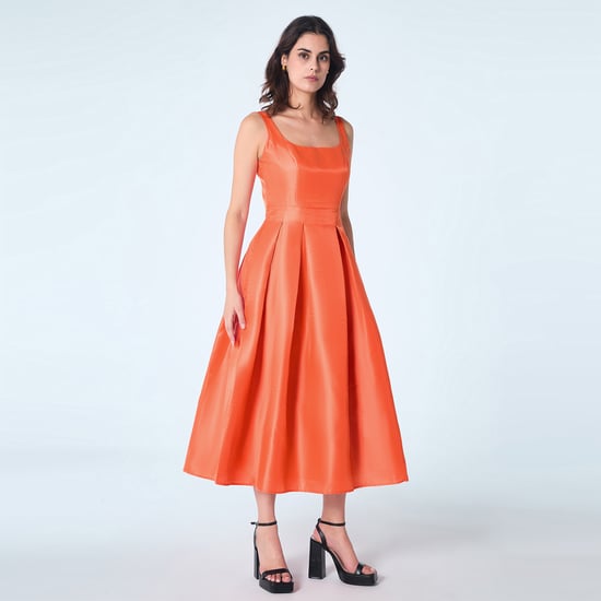 Fit-and-Flare-Cocktailkleid aus Taft - Image 2