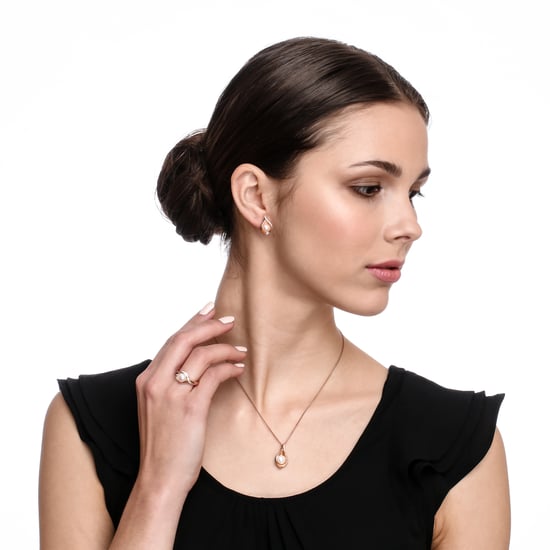 Orphelia 'Sophia' Damen-Kette mit Anhänger aus 925er Sterlingsilber, Rosé, ZH-7234/RG - Image 4