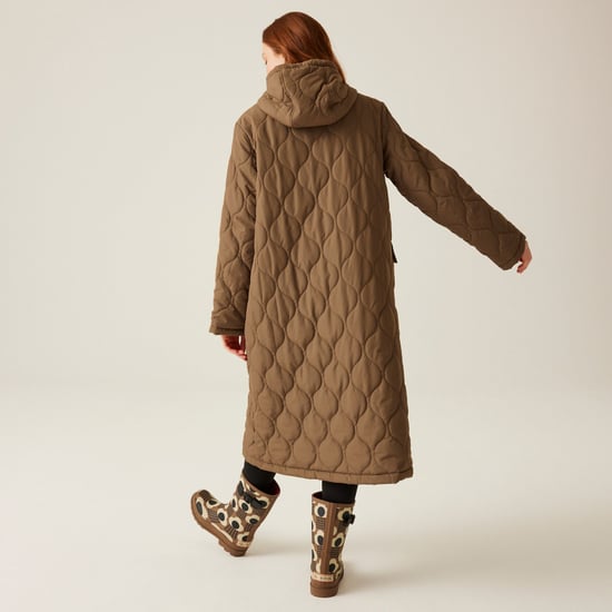 Regatta Womens Orla Kiely Longline Quilted Jacket - Image 2