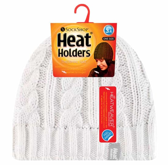 Thermische Fleece-gefütterte Damen-Wintermütze mit Zopfmuster - Image 2