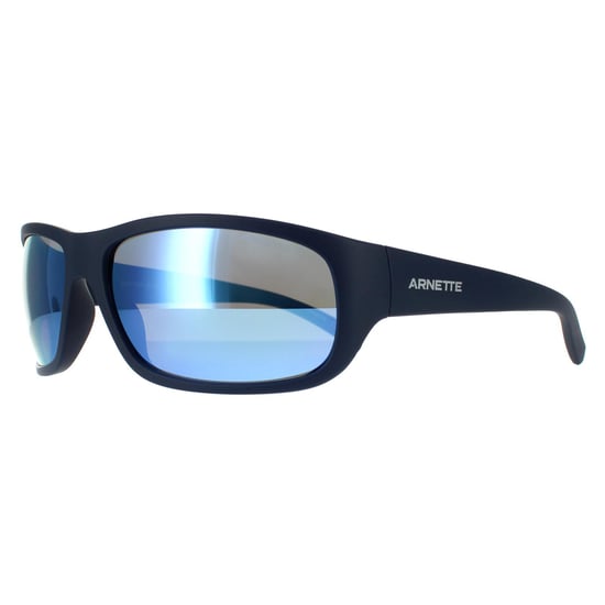 Arnette Rechteck Herren Matte Blau Dunkelgrau Spiegel Wasserblau Sonnenbrille - Image 2