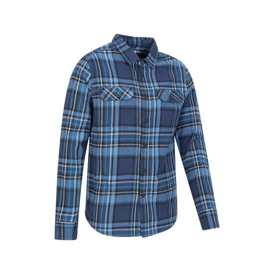 Mountain Warehouse - "Trace" Hemd für Herren Langärmlig (Dunkelblau) - Image 3