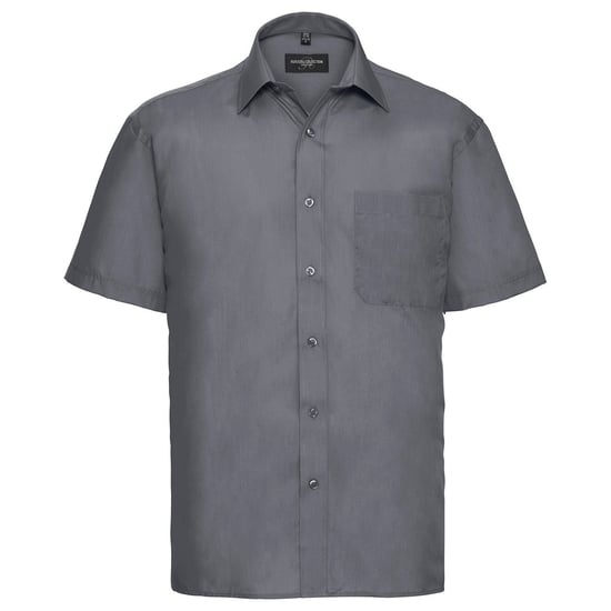 Russell Collection - Hemd Pflegeleicht für Herren kurzärmlig (Grau) - Image 1