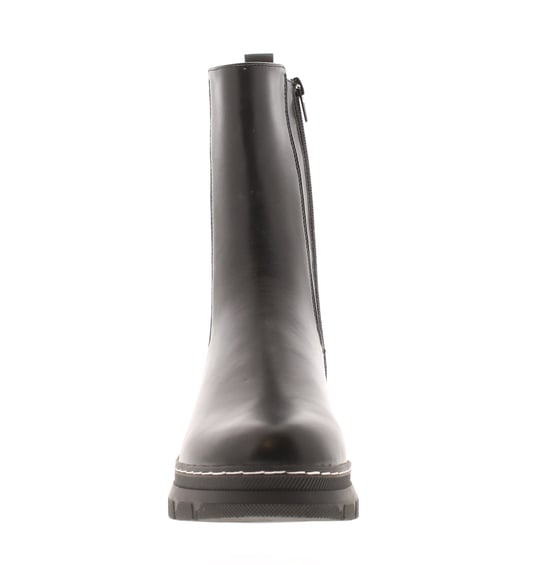 Apache Womens Ankle Boots Chime Zip black