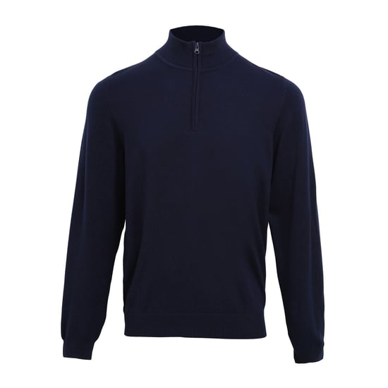 Premier Herren Sweatshirt mit Reißverschluss (Navy) - Image 1