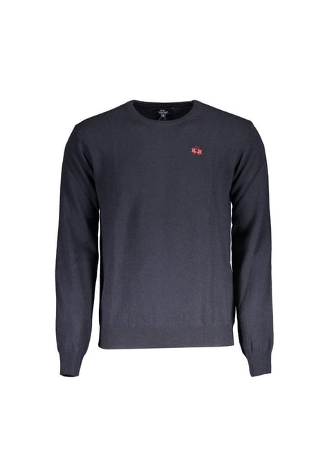 La Martina Men's Blue Wool Shirt