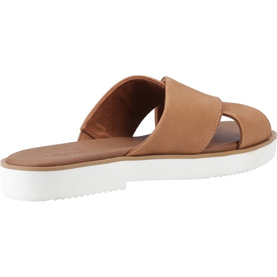TOMS Mae Crossover Damen Ledersandalen in Braun - Image 2