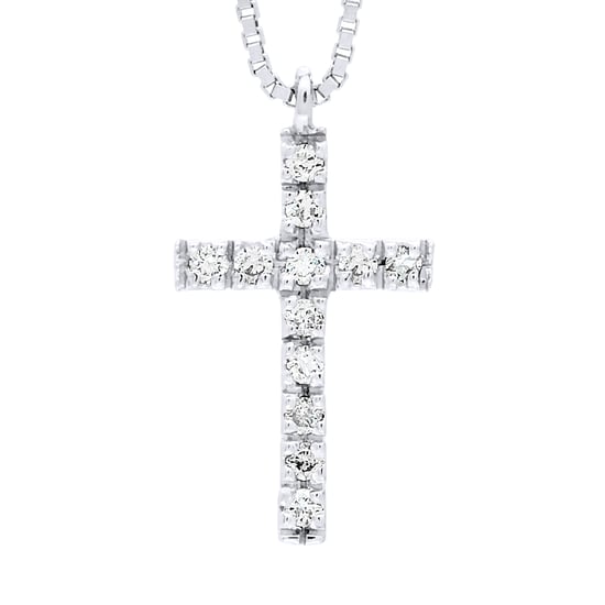 DIADEMA - Necklace with Diamonds - White Gold