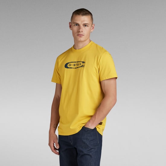 G-Star RAW Distressed Old School Logo T-Shirt