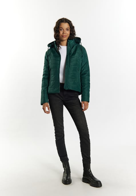 Mymo Leicht wattierte Jacke Damen dunkelgrün - Image 2