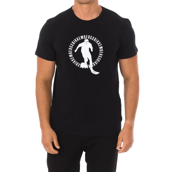 PUPINO Herren-Kurzarm-Rundhals-T-Shirt BKK1MTS02 - Image 1