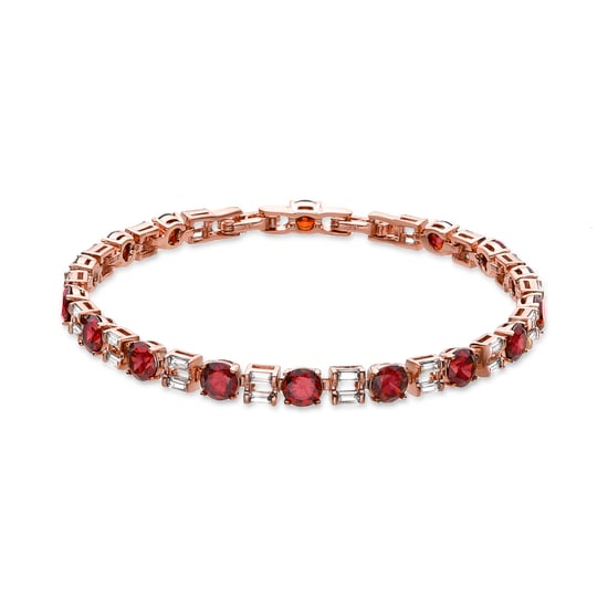 Luxenter-Armband mit Rubin-Zirkonia aus 18 K Gelbgold - Miwyn - Image 1
