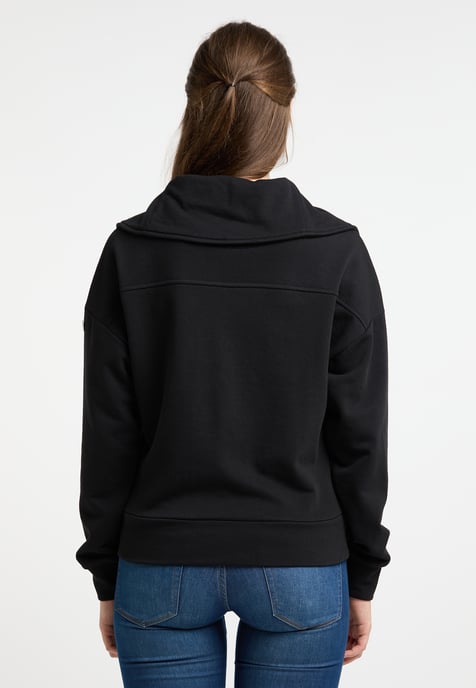Dreimaster Oversized Sweatshirt Damen Schwarz - Image 3
