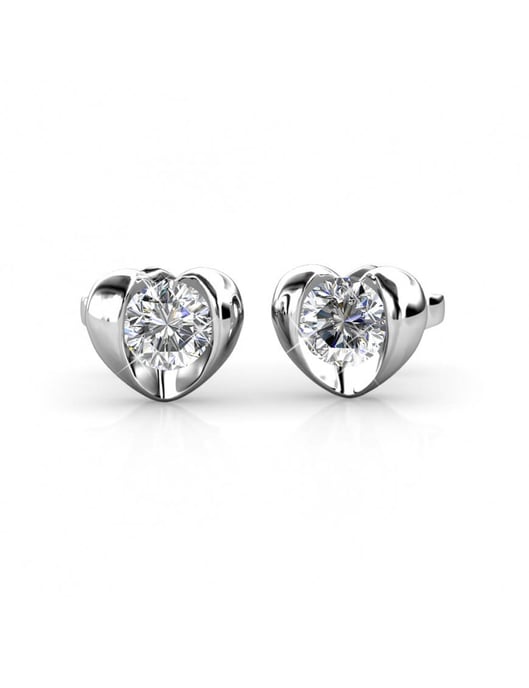 Simply Love Ohrringe - Silber und Kristall - Image 1