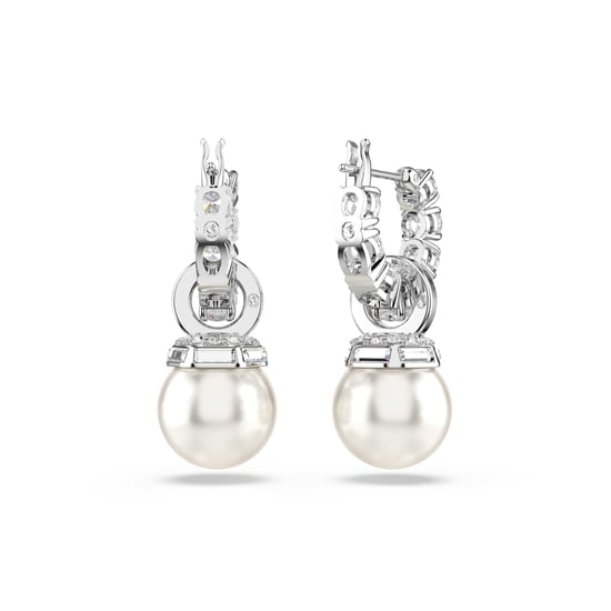 Swarovski 'Matrix Pearl' Damen-Ohrgehänge aus Metalllegierung - Silber 5691716 - Image 4