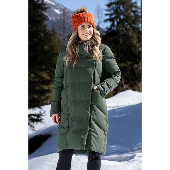 Mountain Warehouse Womens/Ladies Cosy Extreme II Wrap Down Jacket (Dark Khaki) - Image 1
