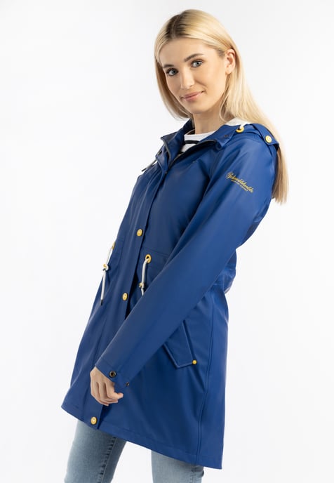 Schmuddelwedda Regenmantel Damen Königsblau-271 - Image 3