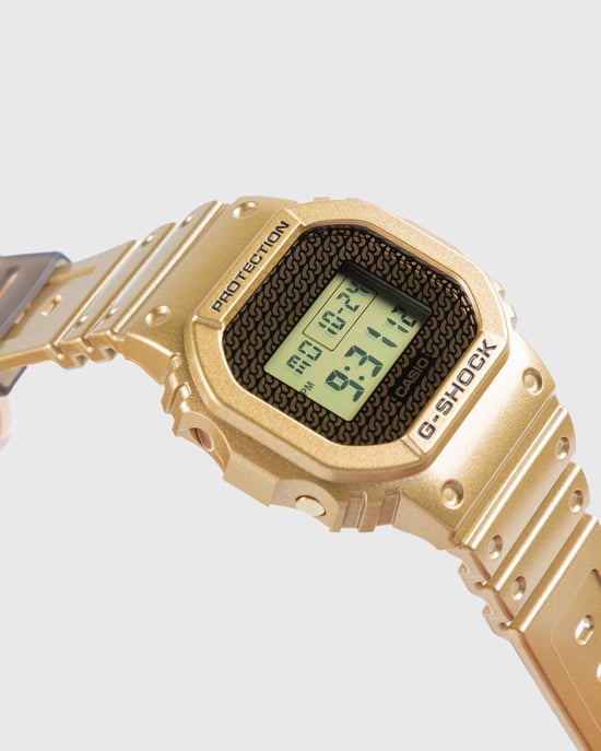 Casio G-Shock Herren Gold Uhr DWE-5600HG-1ER - Image 2
