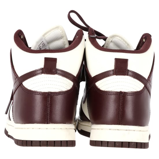 Nike Dunk High Burgundy Crush Sneakers aus burgunderfarbenem Leder - Image 5