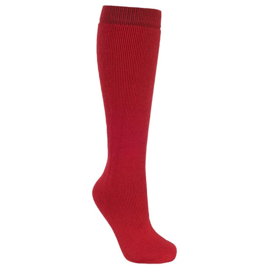 Trespass Unisex Ski-Socken mit Wollanteil (Rot) - Image 1