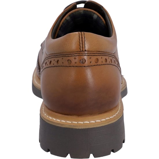 Hunter Cawdor Leder Herren Tan Brogues Schuhe - Image 2