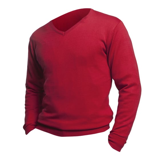 SOLS Herren Galaxy V-Ausschnitt Pullover (Rot) - Image 4