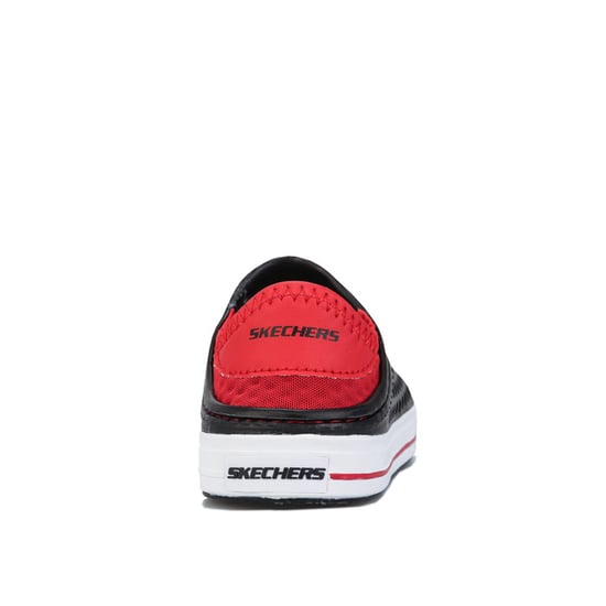 Boys' Skechers Children Guzman Steps Slip On In Black Red