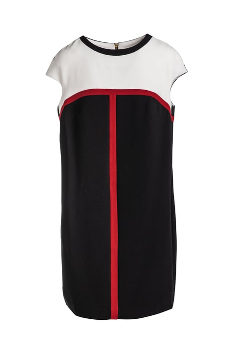 Streifenverzierter Sackkleid - Image 1