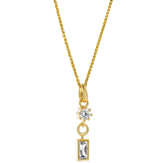 Orphelia 'Madelyn' Damen-Anhänger aus 925er Sterlingsilber mit Kette – Gold ZH-7583/G - Image 3