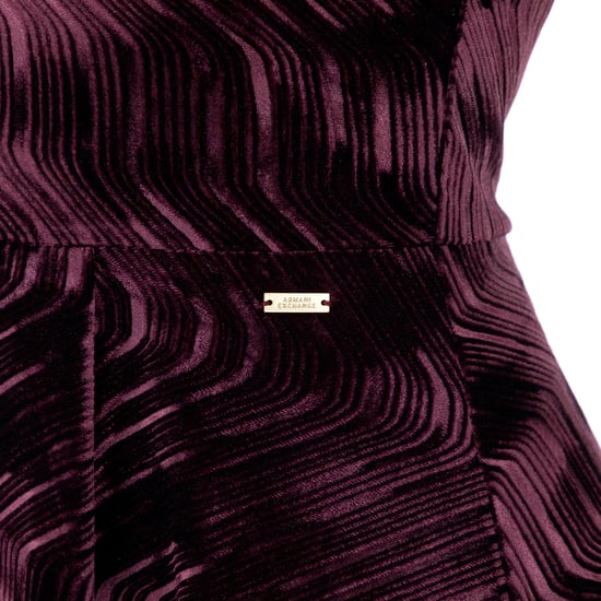 Armani Exchange Women Dress   Half sleeve Violet